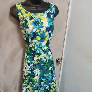 Evan Piccone Blue Floral Dress💙